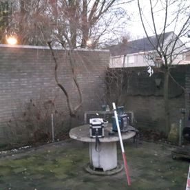 aanleg stuk tuin